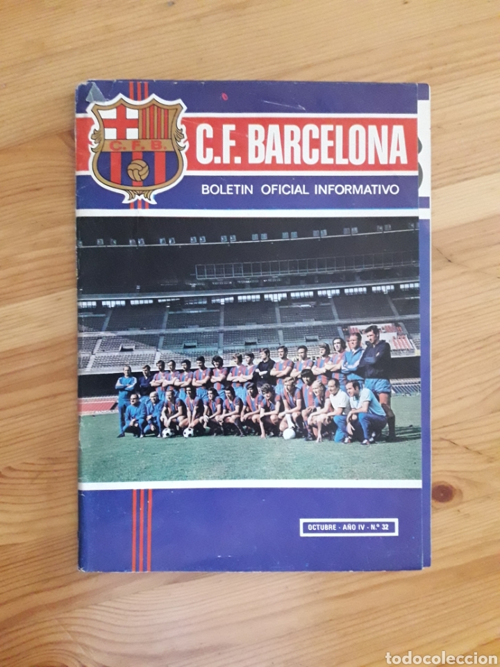 Coleccionismo deportivo: Boletin bar&ccedil;a FC Barcelona no 32 1973 futbol con suplemento peques mainada