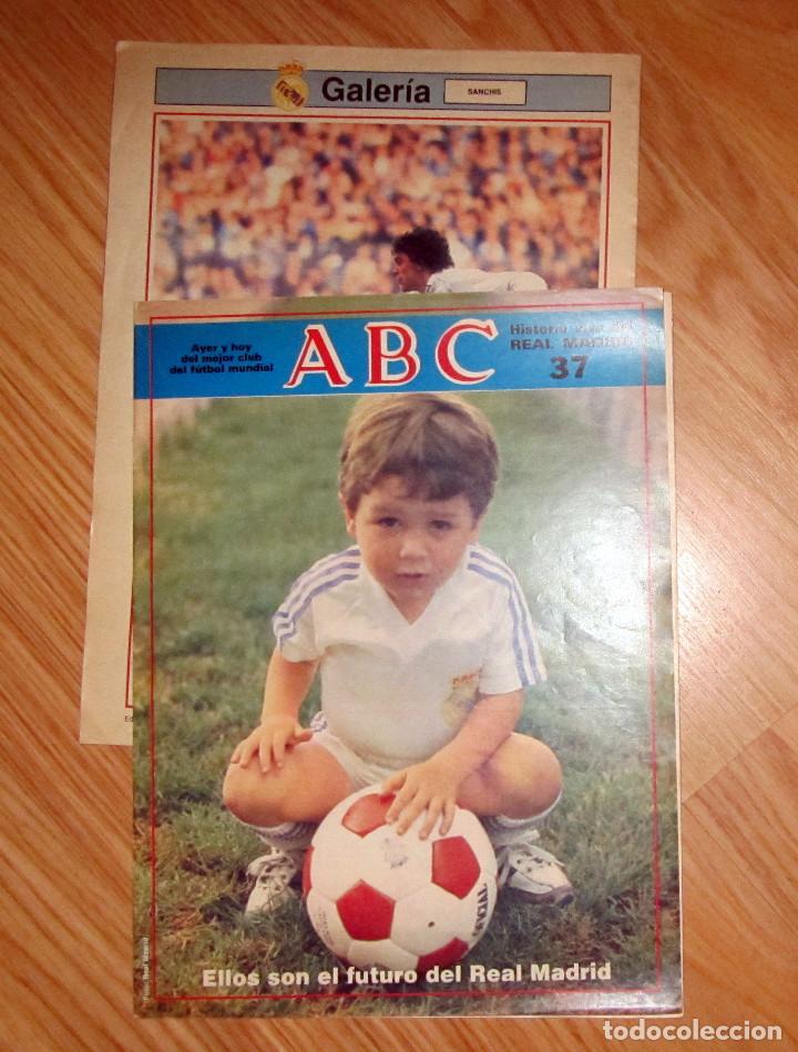 Coleccionismo deportivo: FASCICULO ABC REAL MADRID NUMERO 55 LA QUINTA DEL SABIO SANTI ARAGON CAMINERO CA&Ntilde;IZARES SANCHIS