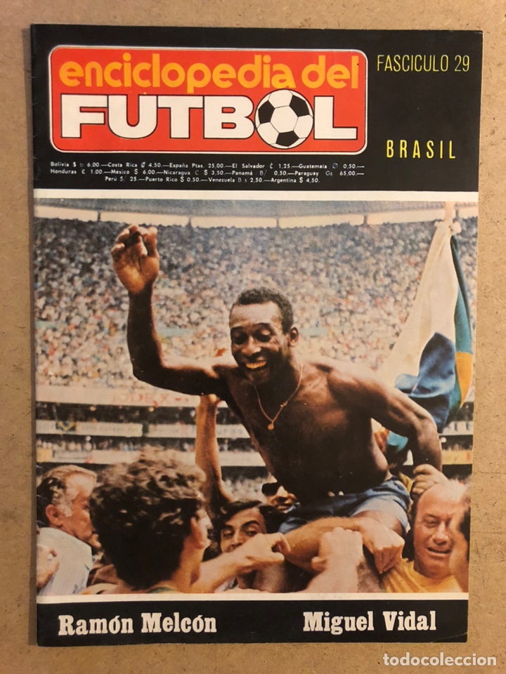Coleccionismo deportivo: ENCICLOPEDIA DEL F&Uacute;TBOL N&deg;29 (1973). BRASIL