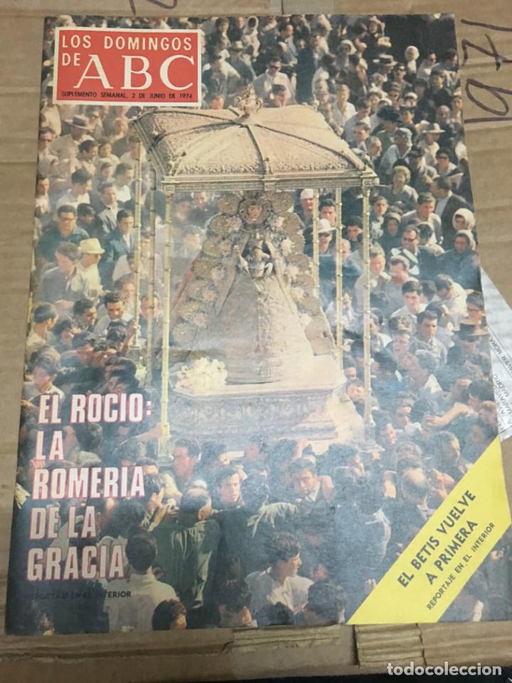Coleccionismo deportivo: LOS DOMINGOS DE ABC (2-6-1974) EL ROCIO ASCENSO REAL BETIS