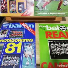 Coleccionismo deportivo: REVISTA DON BALON. EXTRAS ESPECIALES AÑO 1981