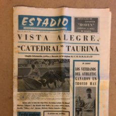 Coleccionismo deportivo: ESTADIO N°104 (AGOSTO 1971). SEMANARIO DE DEPORTES Y ESPECTÁCULOS. ATHLETIC CLUB I TROFEO VILLA DE B. Lote 172086672