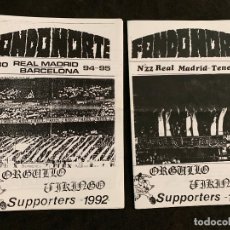 Collezionismo sportivo: LOTE FANZINE FONDO NORTE ORGULLO VIKINGO SUPPORTERS 1992 REAL MADRID . Lote 173389989