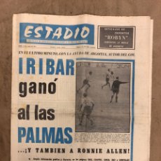 Coleccionismo deportivo: ESTADIO N° 73 (18/1/1971). ATHLETIC CLUB 1-0 LAS PALMAS, PARTIDOS LIGA 1ª, 2ª, 3ª, IRIBAR,.... Lote 175504693
