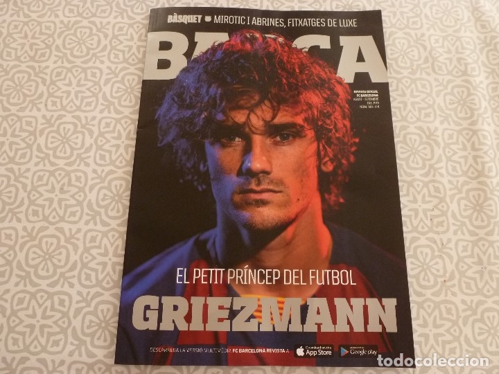 Coleccionismo deportivo: REVISTA BAR&Ccedil;A(AGOSTO-SETIEMBRE 2019)-GRIEZMAN Y LOS FICHAJES (EN CATAL&Aacute;N)