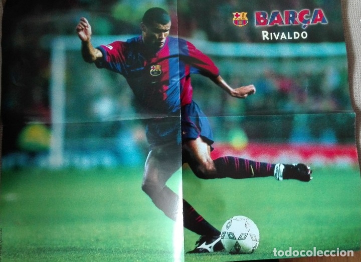 Coleccionismo deportivo: Revista Bar&ccedil;a con Patrick Kluivert - Foto 2