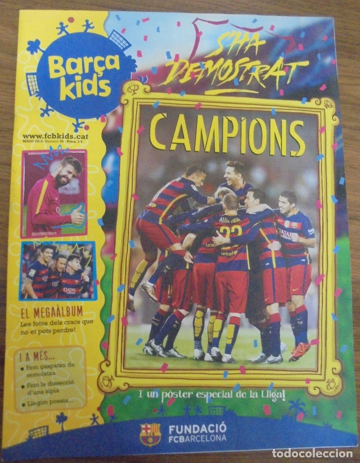 Collectionnisme sportif: REVISTA BAR&Ccedil;A KIDS MAIG 2016  N&Uacute;M 39