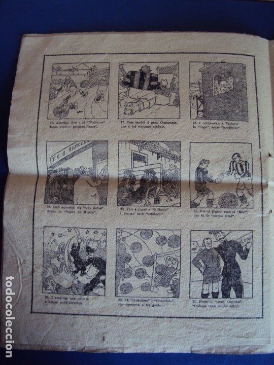 Coleccionismo deportivo: (F-191021)Historia del Barcelona amb lletra i ninots de broma. Raro suplemento LA JORNADA DEPORTIVA - Foto 10 - 177878444