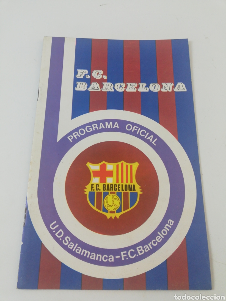 Collezionismo sportivo: PROGRAMA OFICIAL FC BARCELONA UD SALAMANCA LIGA 1975-76 NUMERO 464 RODRI BAR&Ccedil;A