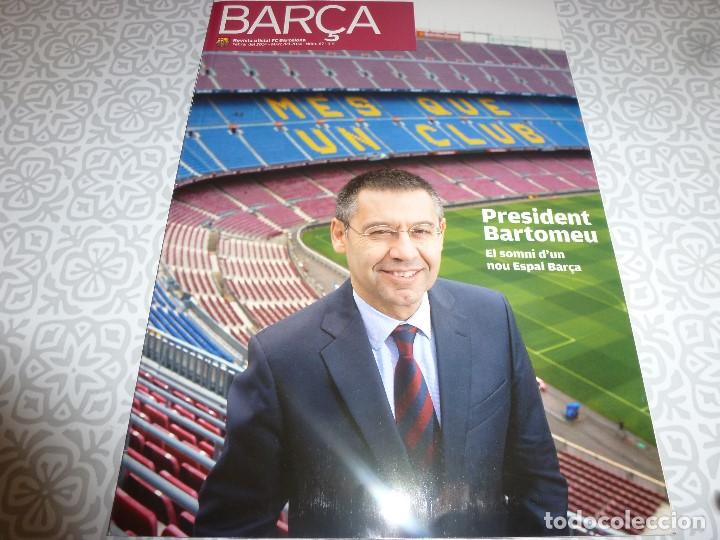 Coleccionismo deportivo: (LLL)F.C.BARCELONA N&ordm;: 67(3-2014)BARTOMEU,XAVI,VAZQUEZ MONTALB&Aacute;N Y BAR&Ccedil;A,JOSEP SEGUER,AMOR&Oacute;S