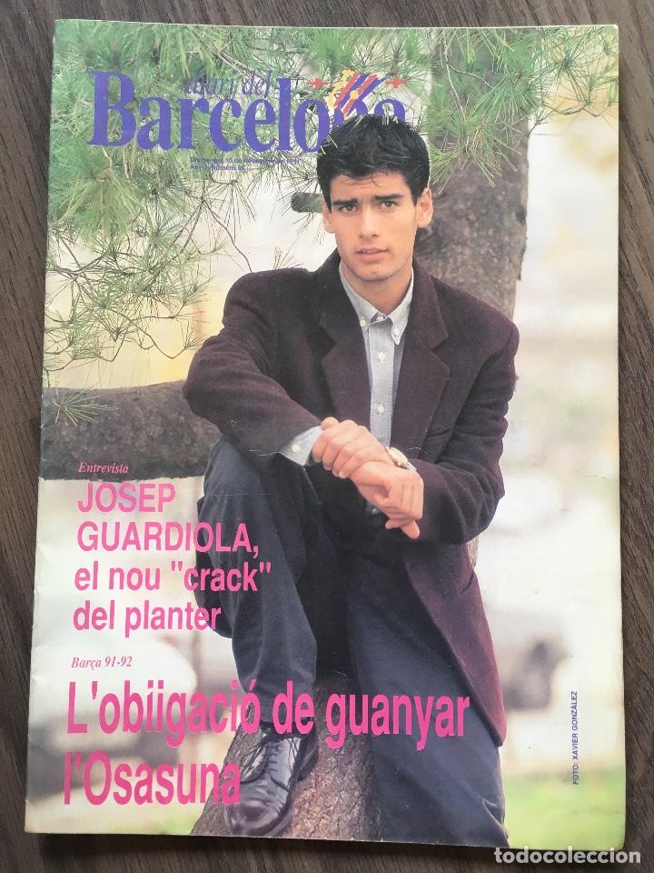 Collectionnisme sportif: FC Barcelona. Guardiola. Bolet&iacute;n. n&ordm; 69 nov 91. con poster ver foto