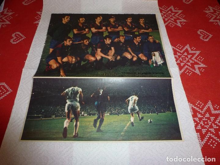 Coleccionismo deportivo: (ENC)RECORTE(32 X 30) PRENSA ALINEACI&Oacute;N PARTIDO COPA 1969-70 IDA R.MADRID 2 BAR&Ccedil;A 0 EN EL BERNABEU