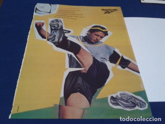 Sammelleidenschaft Sport: POSTER PUBLICIDAD ( REEBOK - RAUL GONZALEZ ) HOJA REVISTA