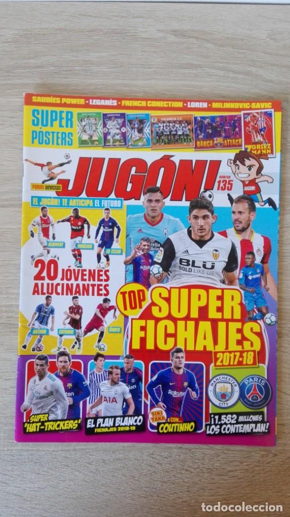 Collectionnisme sportif: REVISTA JUG&Oacute;N N&ordm; 135-A&Ntilde;O 2018-PANINI-CON POSTERS SIN CROMOS.