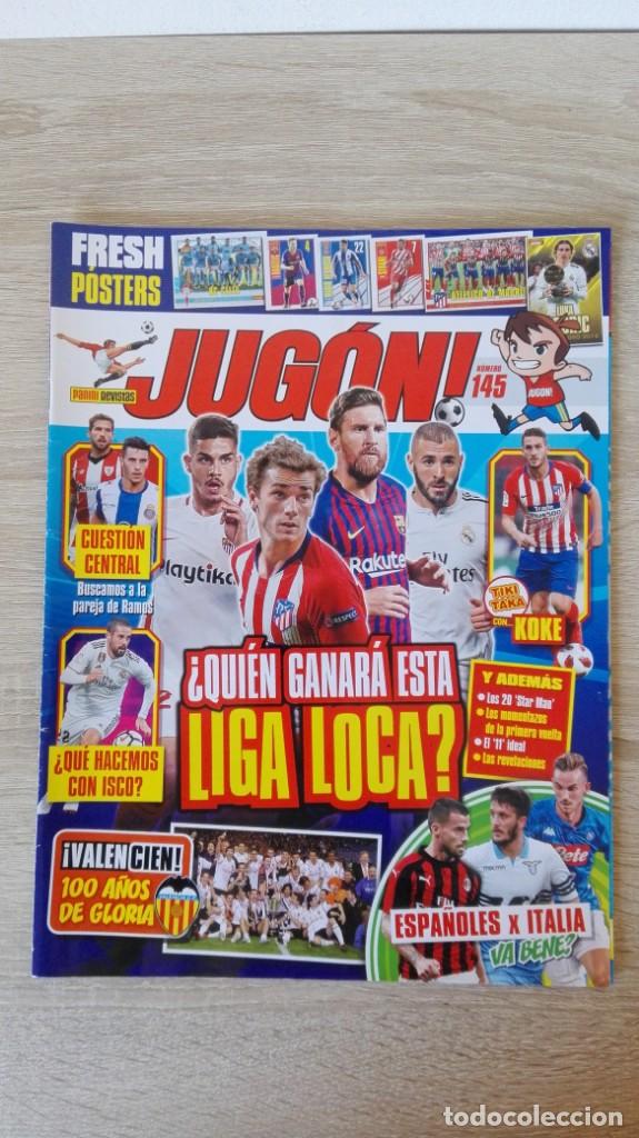 Collectionnisme sportif: REVISTA JUG&Oacute;N N&ordm; 145-A&Ntilde;O 2019-PANINI-CON POSTERS SIN CROMOS.