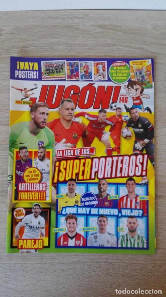 Collectionnisme sportif: REVISTA JUG&Oacute;N N&ordm; 146-A&Ntilde;O 2019-PANINI-CON POSTERS SIN CROMOS.