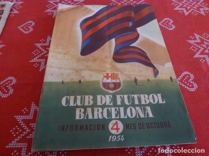 Sammelleidenschaft Sport: (ENC) BOLET&Iacute;N F.C.BARCELONA OCTUBRE-1954- EST&Aacute; EN MARCHA EL NUEVO ESTADIO CAMP NOU DEL BAR&Ccedil;A
