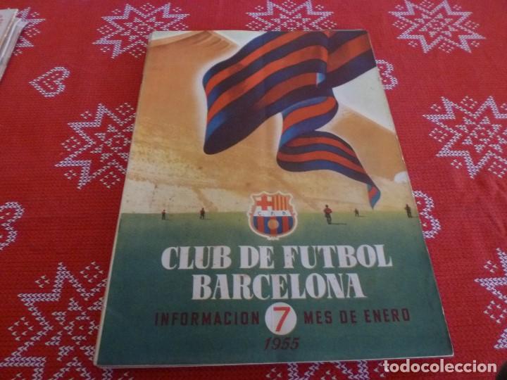 Sports collectibles: (ENC) BOLET&Iacute;N F.C.BARCELONA ENERO-1955- EST&Aacute; EN MARCHA EL NUEVO ESTADIO CAMP NOU DEL BAR&Ccedil;A