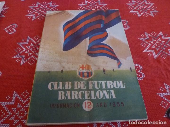 Sammelleidenschaft Sport: (ENC) BOLET&Iacute;N F.C.BARCELONA N&ordm;: 12-1955- EST&Aacute; EN MARCHA EL NUEVO ESTADIO CAMP NOU DEL BAR&Ccedil;A