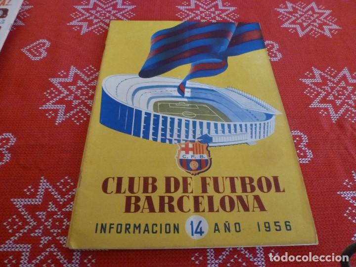 Sports collectibles: (ENC) BOLET&Iacute;N F.C.BARCELONA N&ordm;: 14-1956- EST&Aacute; EN MARCHA EL NUEVO ESTADIO CAMP NOU DEL BAR&Ccedil;A