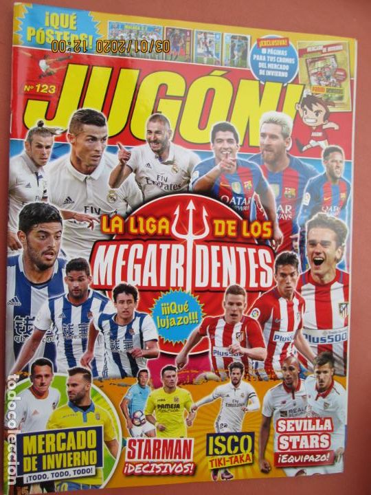 Collectionnisme sportif: JUG&Oacute;N - PANINI REVISTA - N&ordm; 123 - LA LIGA DE LOS MEGATRIDENTES ...