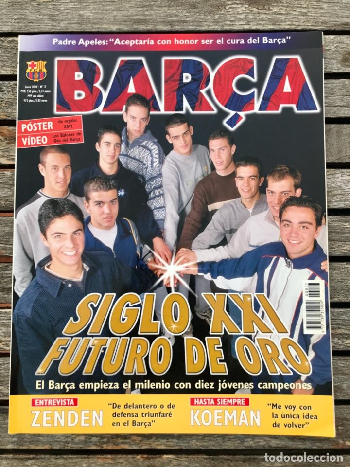 Collezionismo sportivo: BAR&Ccedil;A N&ordm; 17, EDITADO POR LA VANGUARDIA A&Ntilde;O 2000. CON POSTER DE XAVI. EN ESPA&Ntilde;OL. VER FOTOS 82 P&Aacute;GS.