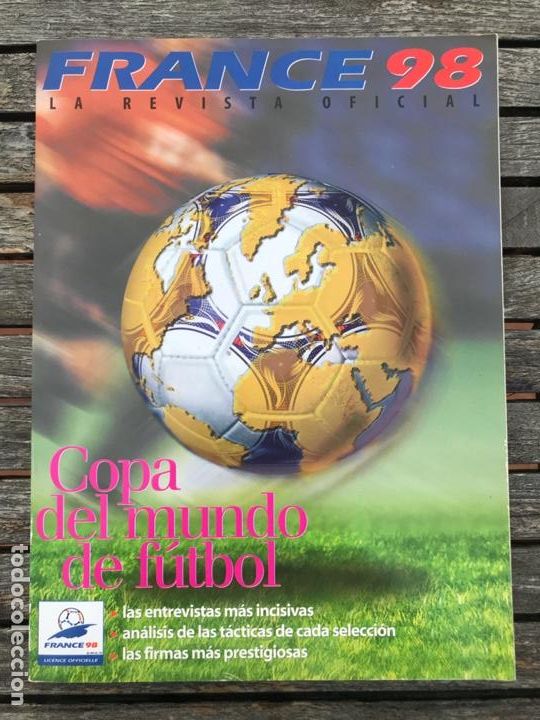 Collezionismo sportivo: FRANCIA 98, REVISTA OFICIAL DE LA COPA DEL MUNDO DE F&Uacute;TBOL. EN ESPA&Ntilde;OL. VER FOTOS. 248 P&Aacute;GINAS