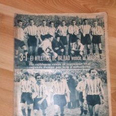 Coleccionismo deportivo: REVISTA MARCA. EL ATLETICO DE BILBAO VENCE AL MADRID. NUMERO 55 AÑO 1943 