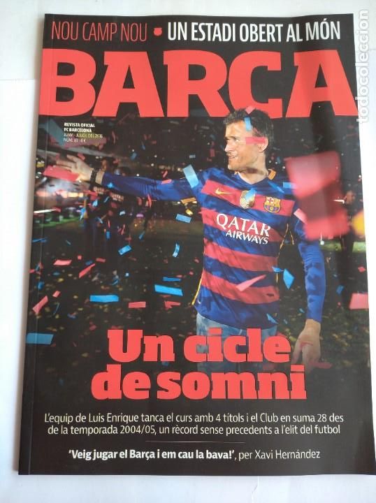 Sports collectibles: REVISTA BAR&Ccedil;A: JUNY - JULIOL 2016 - UN CICLE DE SOMNI