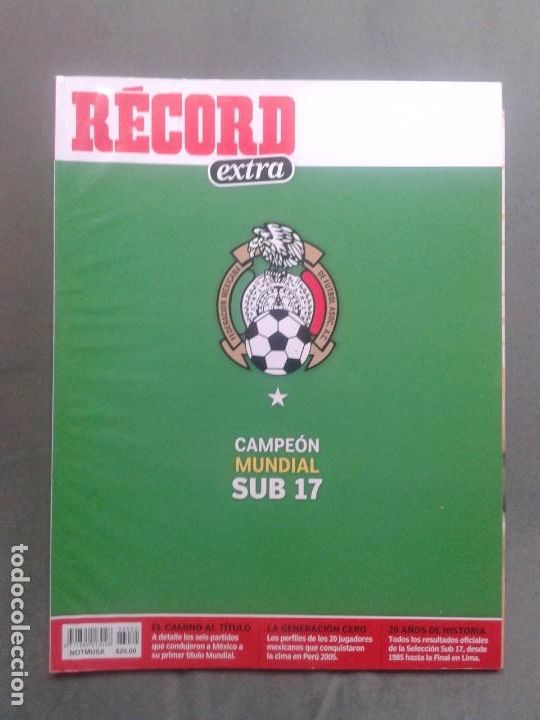 Coleccionismo deportivo: RECORD MEXICO CAMPEON SUB 17  2005