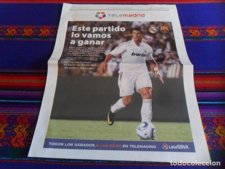 Collezionismo sportivo: REVISTA DEPORTIVA DE TELEMADRID 10-12-11. CL&Aacute;SICO REAL MADRID F.C. BARCELONA CRISTIANO RONALDO MESSI