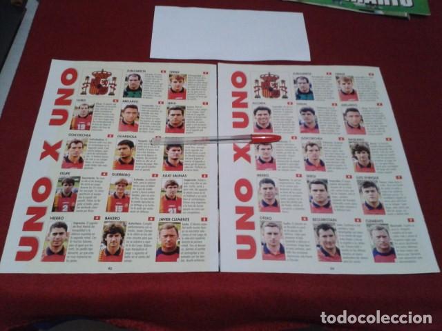 Coleccionismo deportivo: POSTER ( SELECCION ESPA&Ntilde;OLA USA 94 - UNO X UNO ) 2 ALINEACIONES