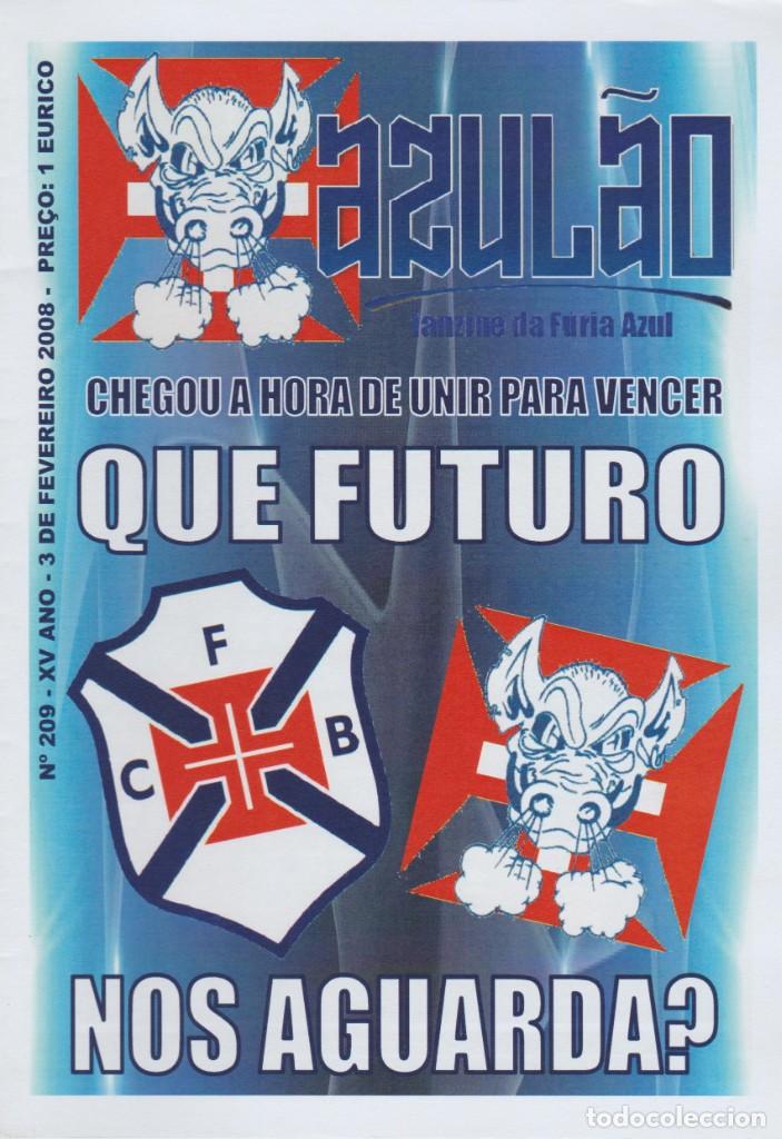 Collezionismo sportivo: FANZINE F&Uacute;RIA AZUL 209 BELENENSES ULTRAS HOOLIGANS