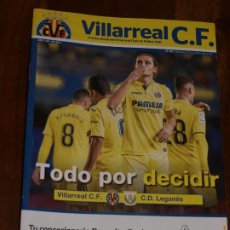 Coleccionismo deportivo: REVISTA OFICIAL VILLARREAL CF VS CD LEGANES. 10 ENERO 2018 .POSTER RUKAVINA.16 PAG. VER FOTOS. Lote 201724806