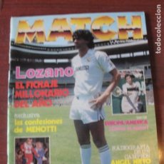 Coleccionismo deportivo: REVISTA MATCH Nº 2 JUAN LOZANO - MENOTTI - CRUYFF - EVEREST - ANGEL NIETO - PELE - 1983. Lote 205574296
