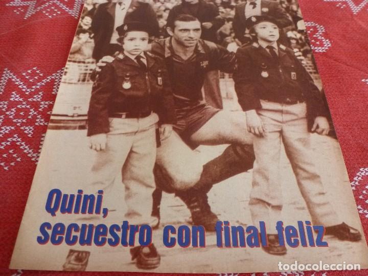 Coleccionismo deportivo: HISTORIA VIVA F.C.BARCELONA-N&ordm;: 41-BERND SCHUSTER,QUINI SECUESTRADO,JOSEP SAMITIER,KUBALA.