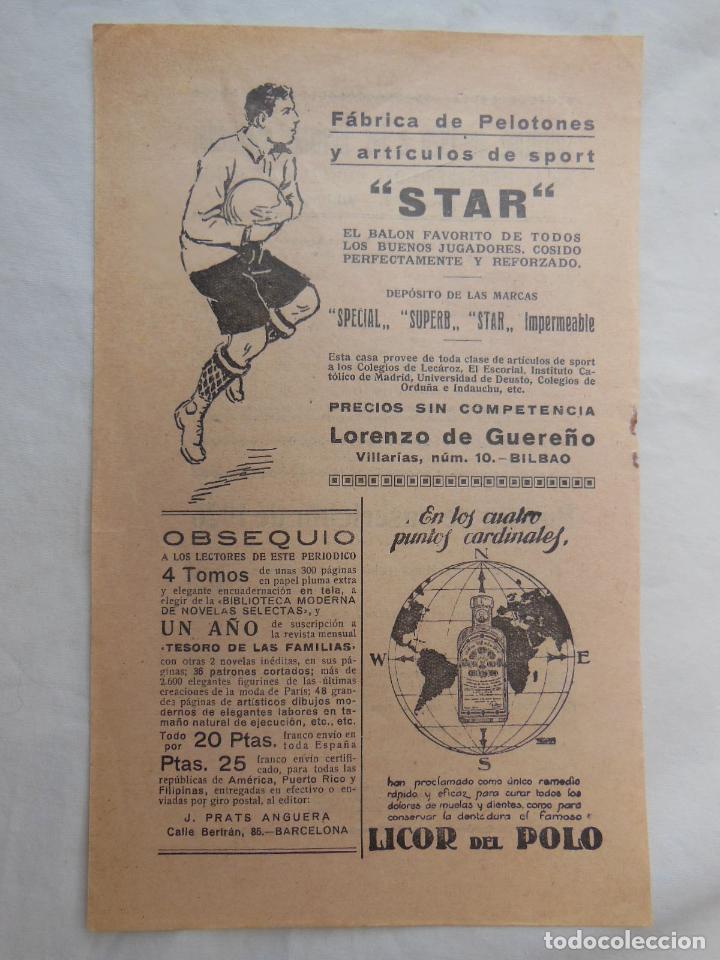 Coleccionismo deportivo: Antigua Hoja Publicidad : F&Aacute;BRICA DE PELOTONES Y ART&Iacute;CULOS DE SPORT, STAR. 1926