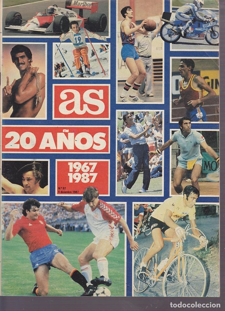 Collectionnisme sportif: REVISTA 20 A&Ntilde;OS DE AS 1967-1987