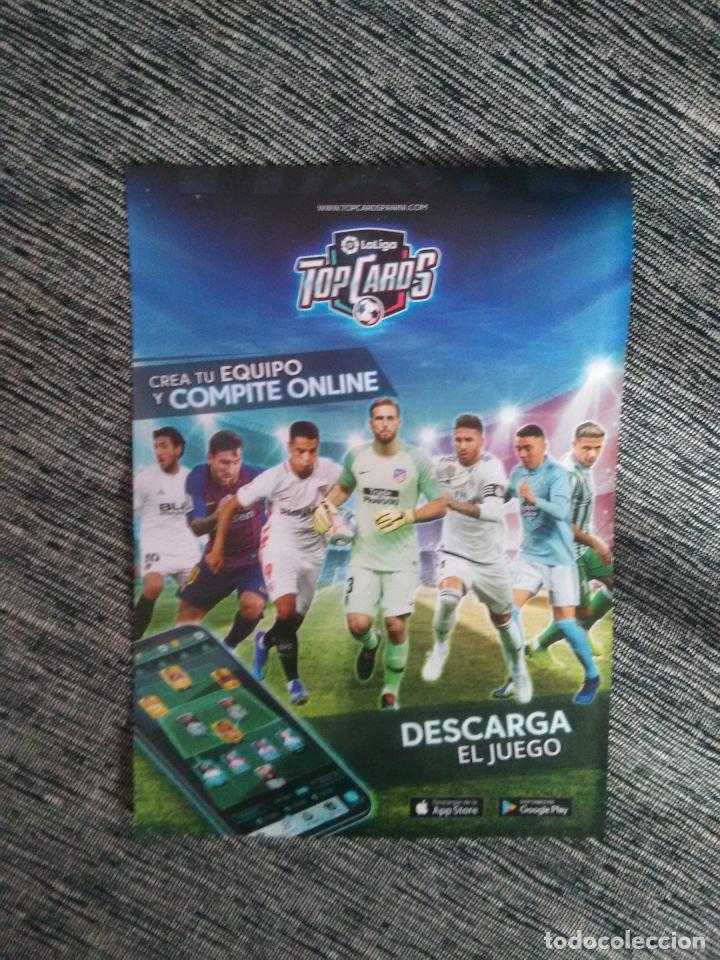 Coleccionismo deportivo: HOLA PUBLICIDAD LA LIGA TOPCARDS MESSI, OBLAK, SERGIO RAMOS, PAREJO, IAGO ASPAS, JOAQU&Iacute;N, BEN YEDDER