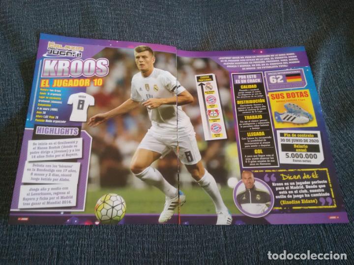 Coleccionismo deportivo: KROOS, REAL MADRID - P&Oacute;STER 1 P&Aacute;GINA REVISTA JUG&Oacute;N + DATOS GALAXIA DEL JUG&Oacute;N. P&Oacute;STER JAUME Y ROSSI