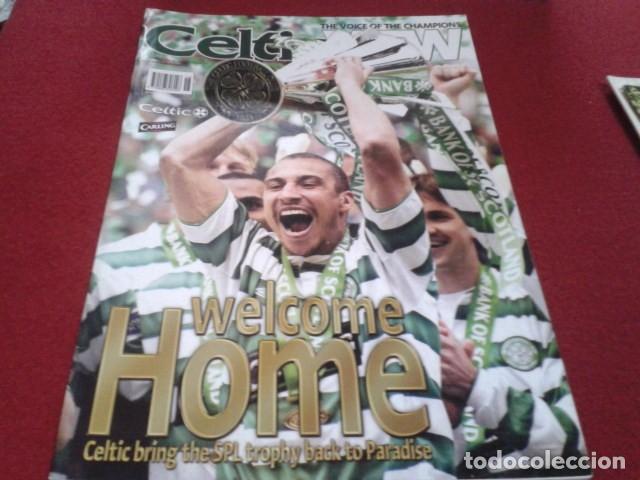 Coleccionismo deportivo: Revista CELTIC VIEW MAYO 2004 VOL 39 N&ordm; 42 THE VOICE OF THE CHAMPIONS WELCOME HOME