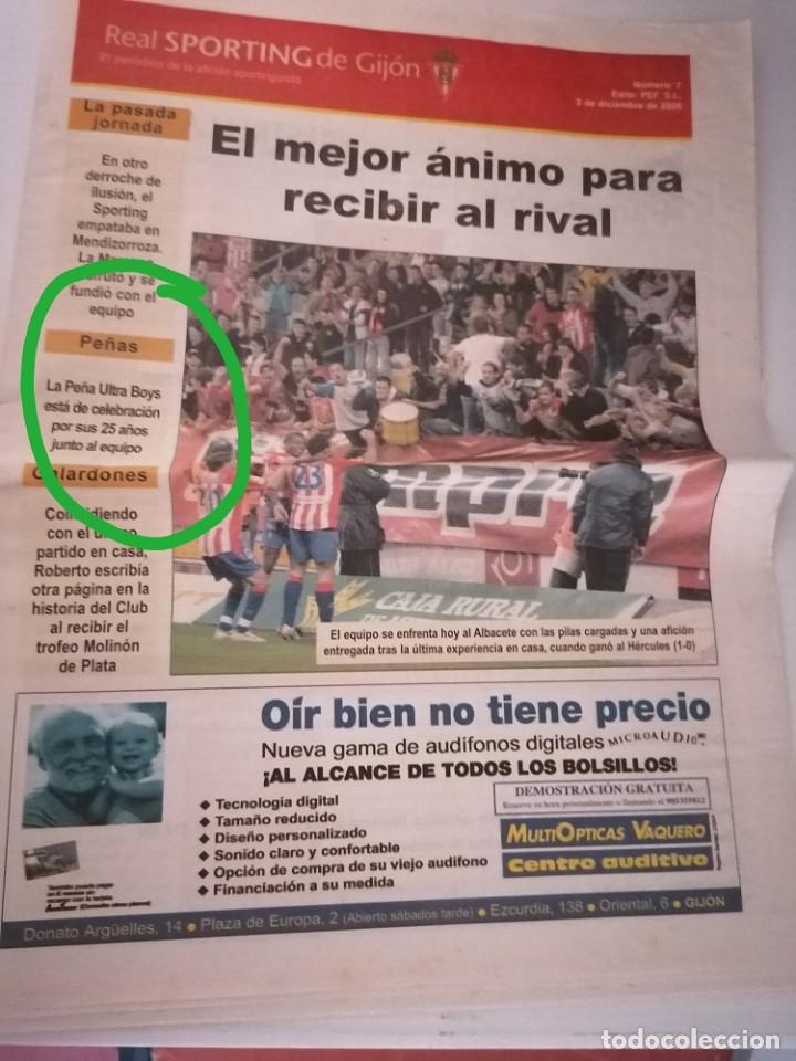 Sammelleidenschaft Sport: Periodico entrevista Ultra Boys 25 aniversario 2006 Sporting de Gijon Futbol Asturias