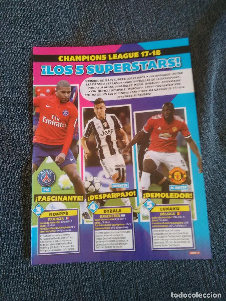 Coleccionismo deportivo: SUPERSTARS: MBAPP&Eacute; DYBALA LUKAKU REPORTAJE 2 P&Aacute;G REVISTA JUG&Oacute;N. ALEMANIA: GORETZKA, YOUNES, DEMIRBAY