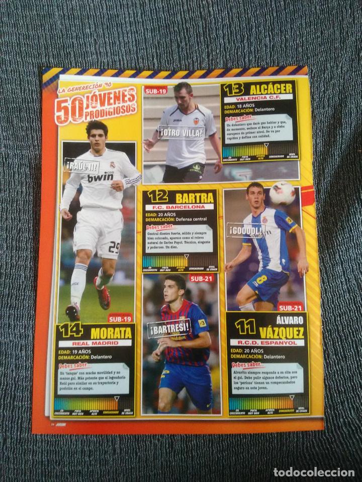 Sports collectibles: MORATA, PACO ALC&Aacute;CER, BARTRA, &Aacute;LVARO, RODRIGO, AMAT, RAFINHA MONTOYA - REPORTAJE 2 P&Aacute;G REVISTA JUG&Oacute;N
