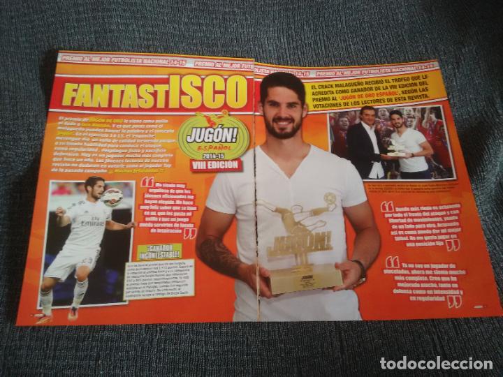 Coleccionismo deportivo: ISCO REAL MADRID TIPO P&Oacute;STER + REPORTAJE 3 P&Aacute;G REVISTA JUG&Oacute;N. INIESTA BARCELONA DIEGO COSTA ATL&Eacute;TICO