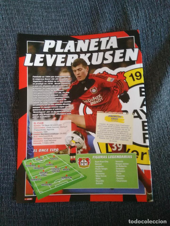 Coleccionismo deportivo: KROOS BAYERN LEVERKUSEN - TIPO P&Oacute;STER 1 P&Aacute;G REVISTA JUG&Oacute;N CON DATOS