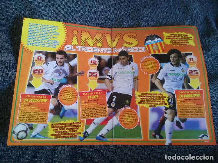 Coleccionismo deportivo: DAVID VILLA SILVA MATA TRIDENTE M&Aacute;GICO VALENCIA REPORTAJE 2 P&Aacute;G REVISTA JUG&Oacute;N + G&Uuml;IZA NEGREDO ESPA&Ntilde;A