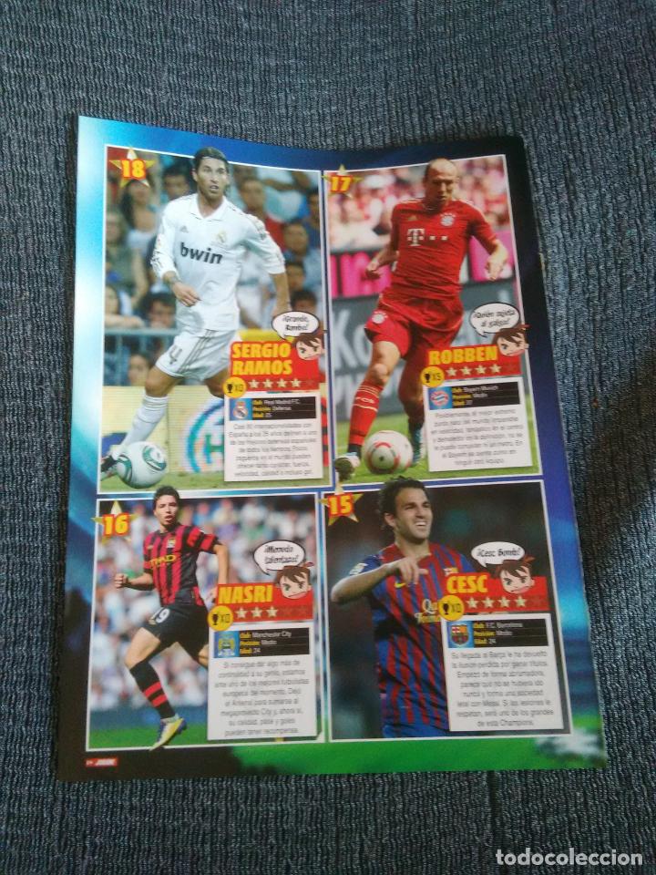 Coleccionismo deportivo: SERGIO RAMOS ROBBEN CESC NASRI COENTRAO NILMAR CAVANI VILLA VAN PERSIE REPORTAJE 2 P&Aacute;G REVISTA JUG&Oacute;N