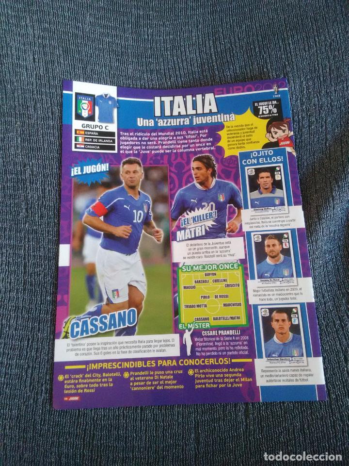 Coleccionismo deportivo: CASSANO MATRI ITALIA XAVI DAVID VILLA ESPA&Ntilde;A - REPORTAJE 2 P&Aacute;GINAS REVISTA JUG&Oacute;N