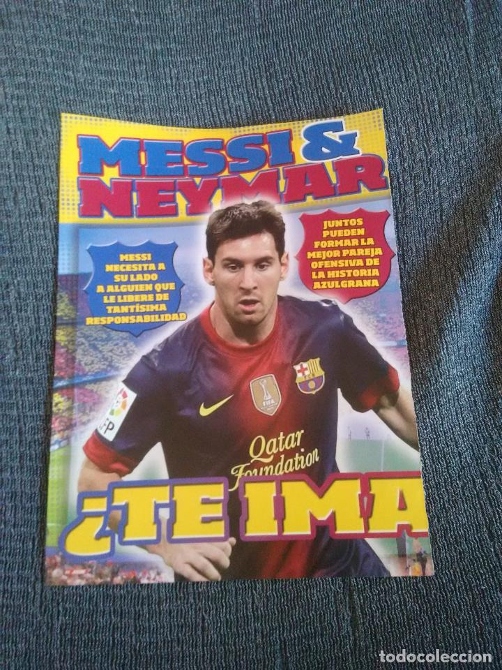 Coleccionismo deportivo: LEO MESSI BARCELONA BAR&Ccedil;A POSTER 1 P&Aacute;GINA REVISTA JUG&Oacute;N + ISCO M&Aacute;LAGA, CRISTIAN TELLO
